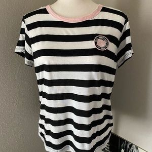 Vans Cropped Striped Top